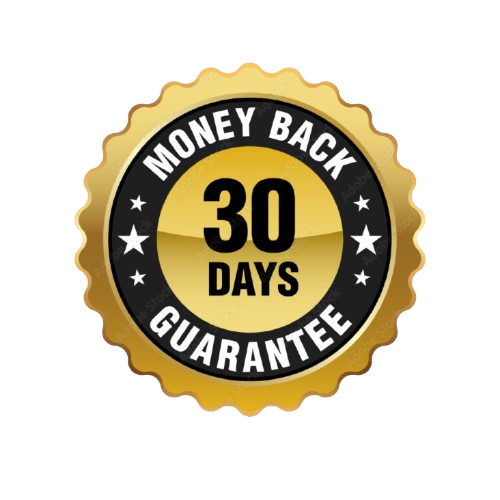 30-day money-back guarantee seal