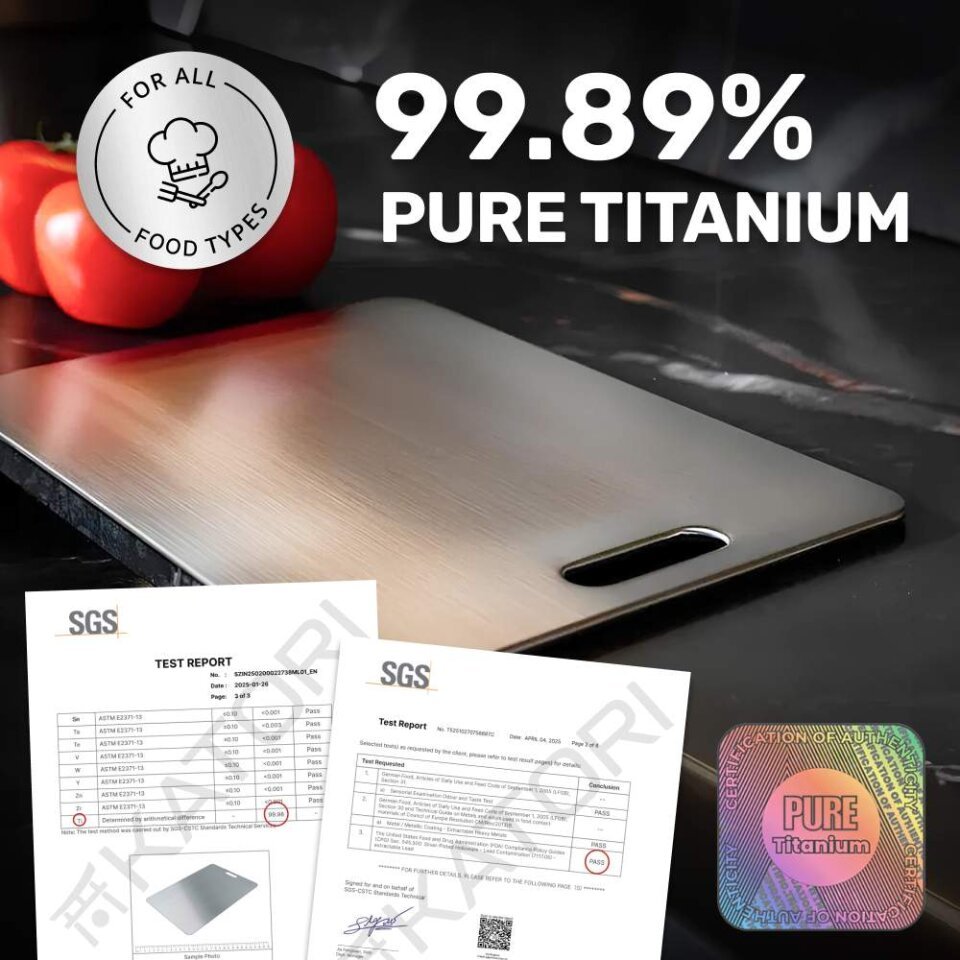 Katori titanium cutting board — product image 4